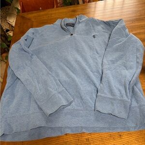 Polo Ralph Lauren 3/4 zip pullover sweater blue  XL mens unisex